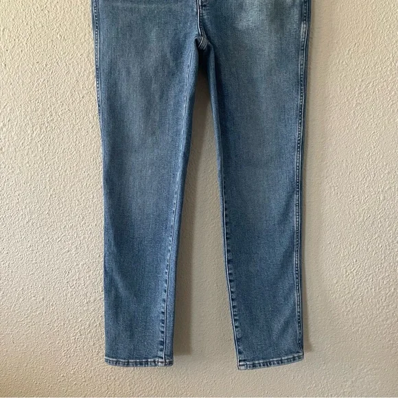 Madewell Stovepipe Jeans Women’s Size 29 Blue Medium Wash Cotton Stretch Pockets - Picture 7 of 16